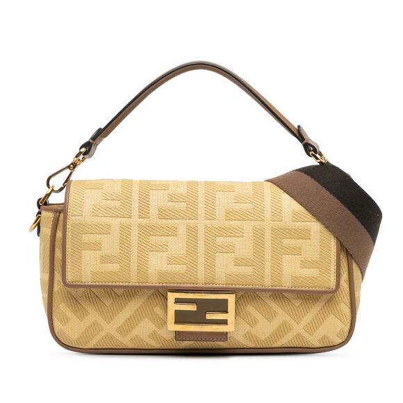 Pre Loved fendi Women Yellow Satchel - Picture 1 of 8